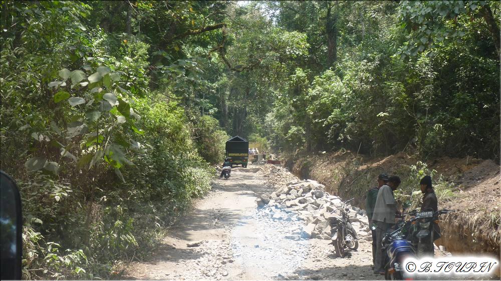 indonesie java Route menant  Sempol village le plus proche du kawah ijen 